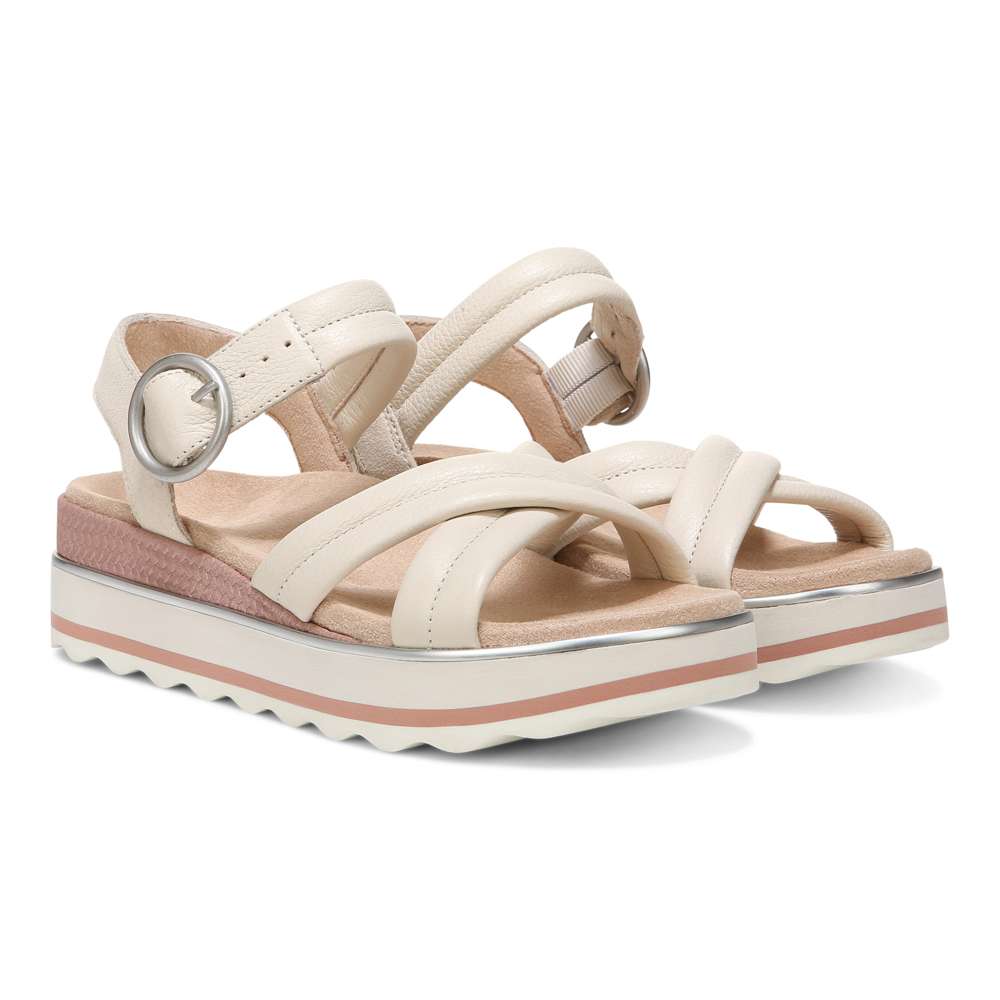 Reyna Flatform Sandal - Cream