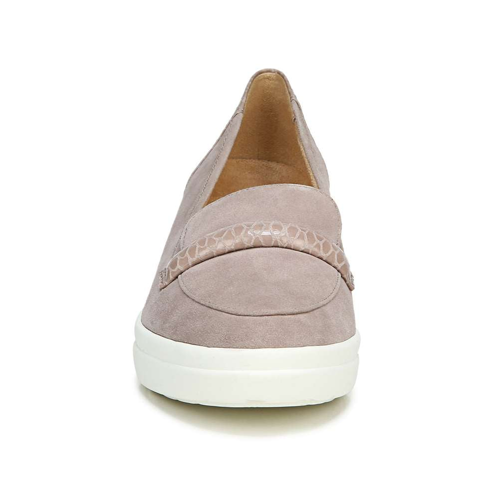 Samara Wedged Loafer - Turtledove Snake
