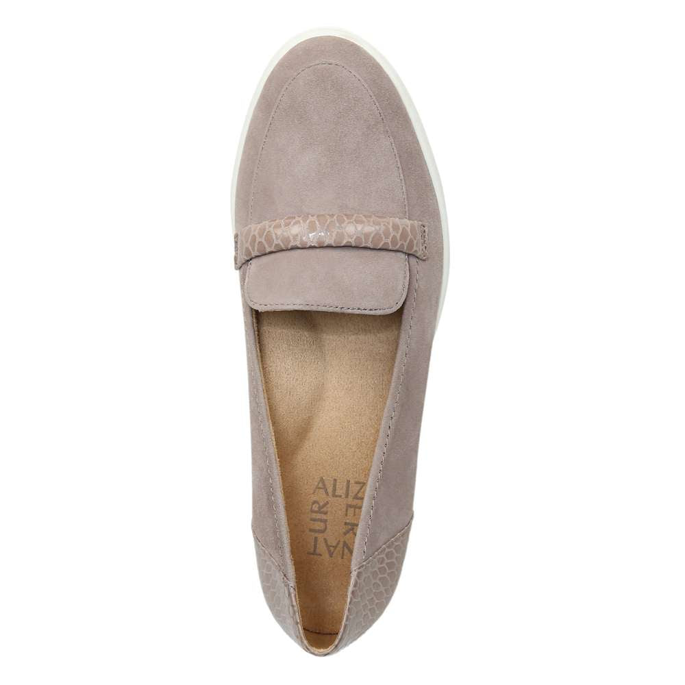 Samara Wedged Loafer - Turtledove Snake