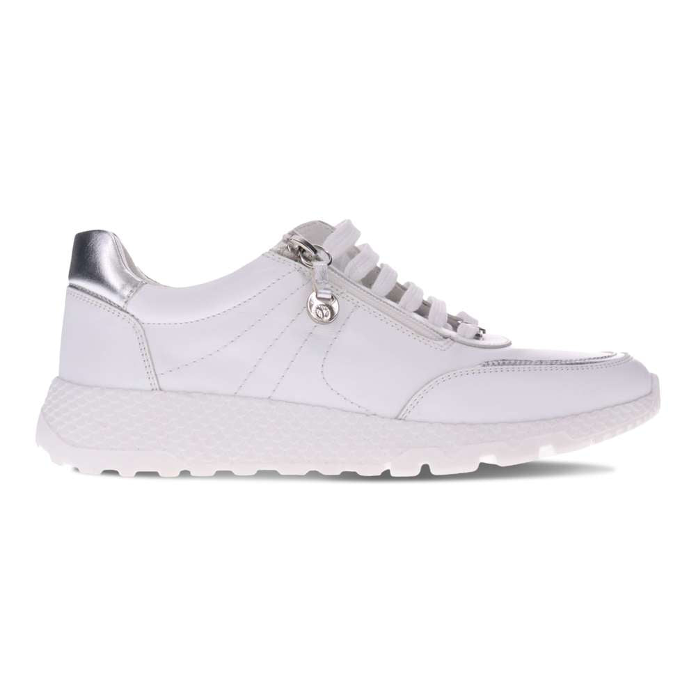 Sapporo Zip Casual Sneaker - White