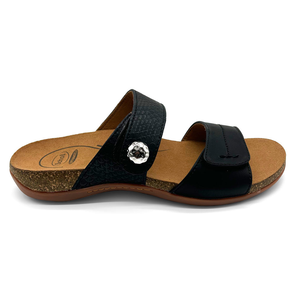 Scholl Orthaheel Women's Alisa Black Natural Fit Footwear