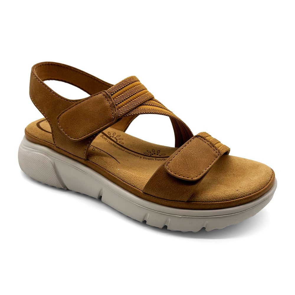 Scholl Orthaheel Women's Rampage Light Tan Natural Fit Footwear