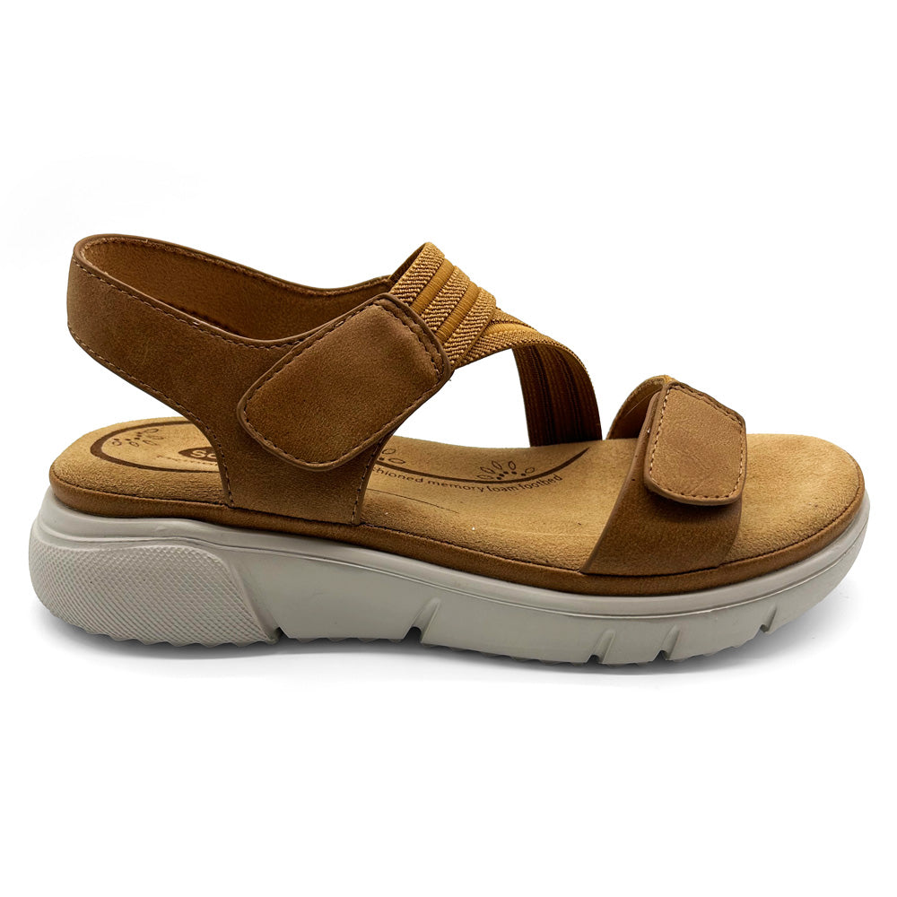 Scholl Orthaheel Women's Rampage Light Tan Natural Fit Footwear