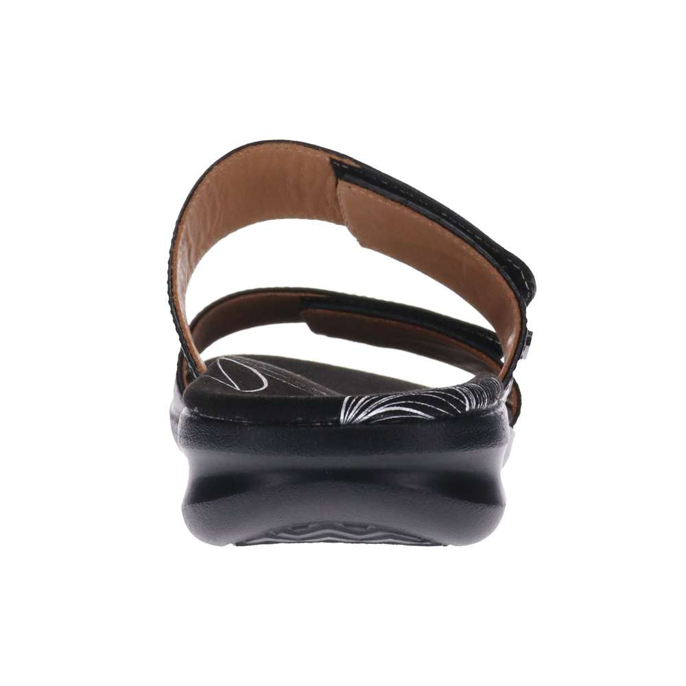 Seaside Slide - Black French/Croc