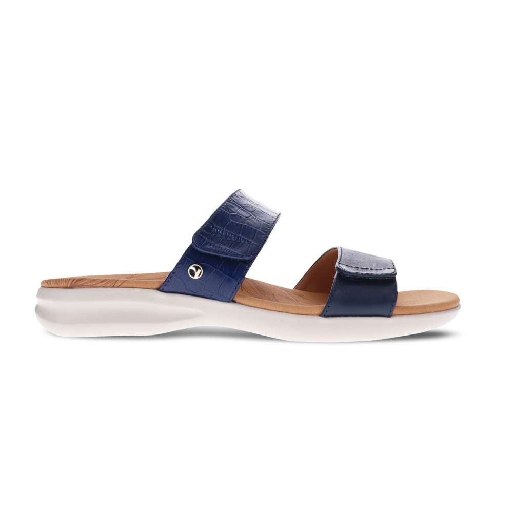 Seaside Slide - Blue French/Croc