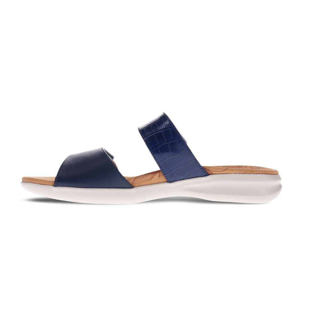 Seaside Slide - Blue French/Croc