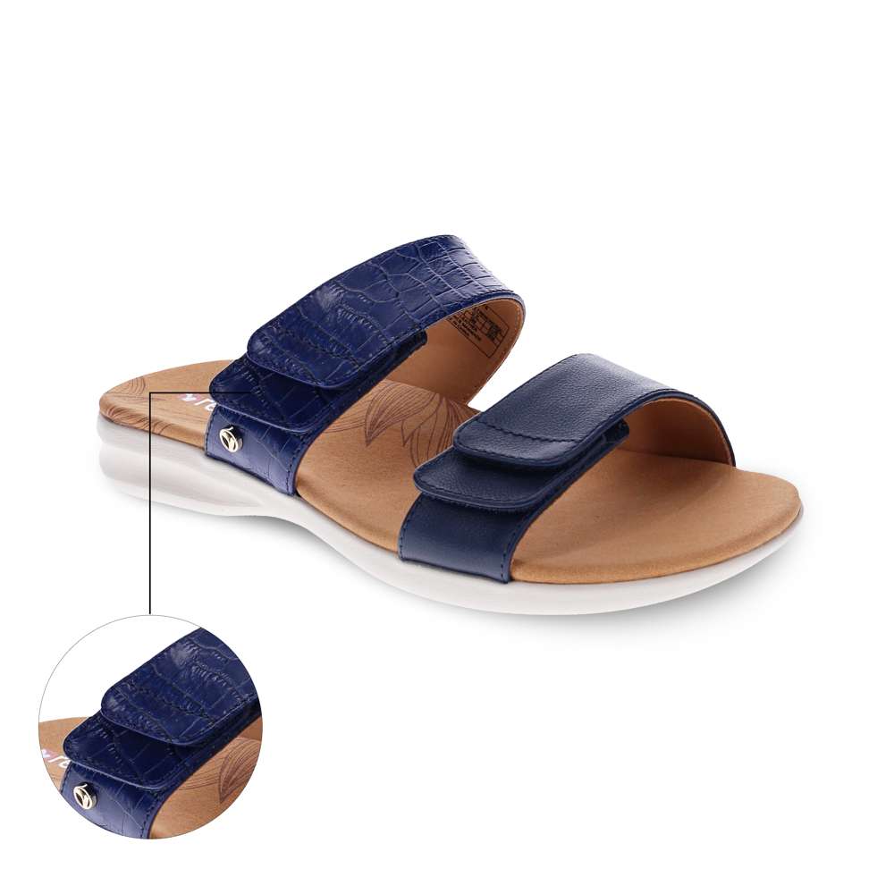 Seaside Slide - Blue French/Croc