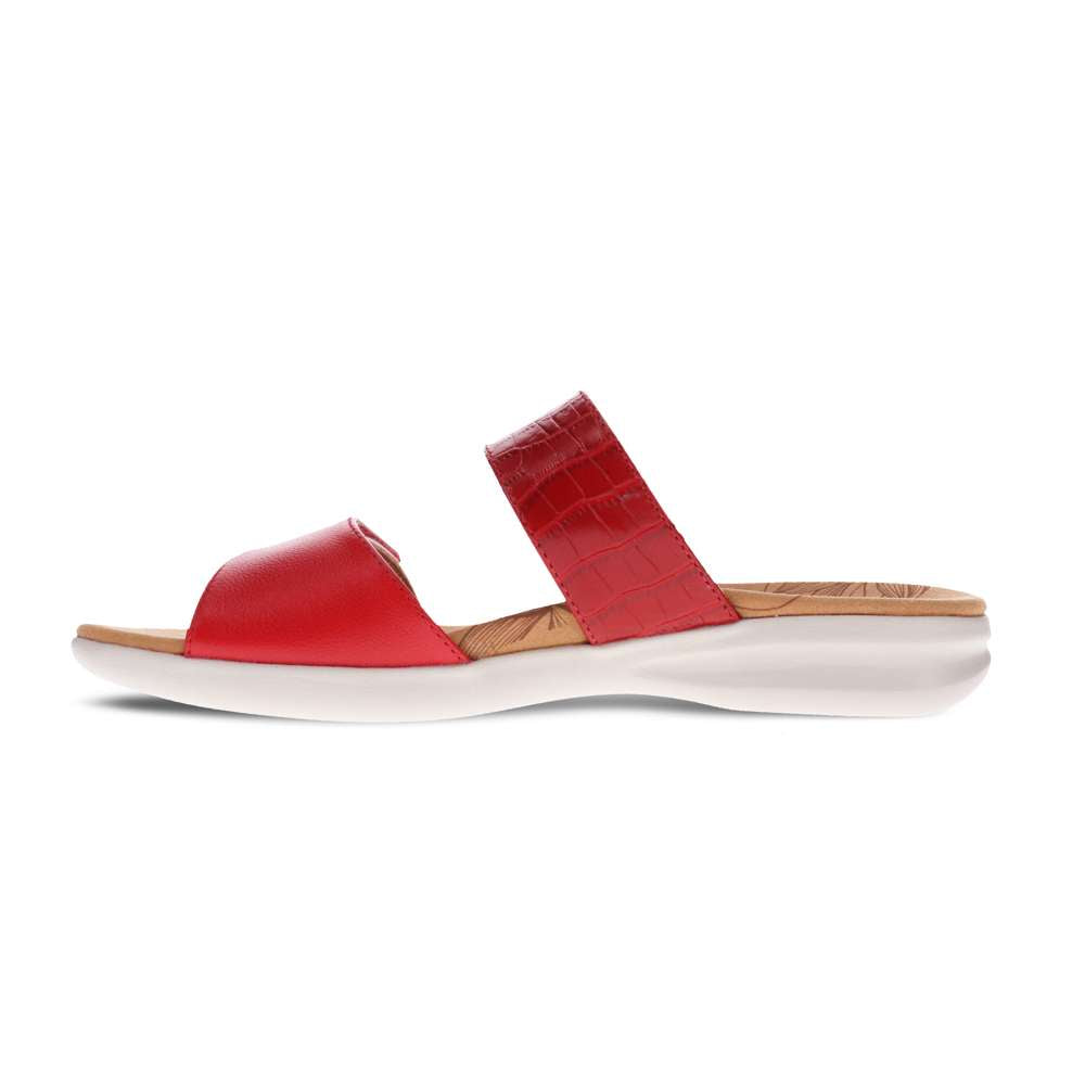 Seaside Slide - Red French/Croc