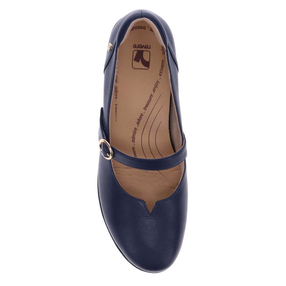 Sicily Wedged Mary-Jane - Blue French