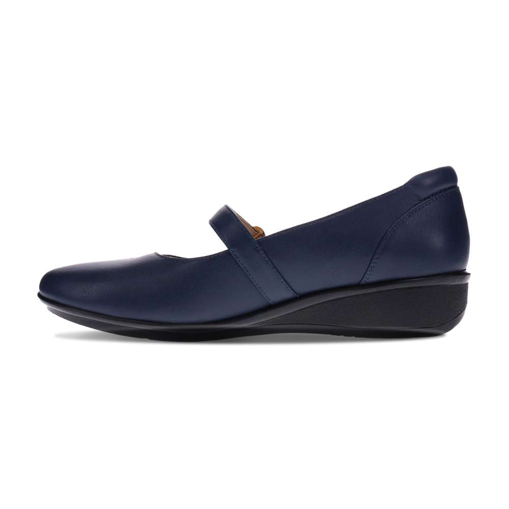Sicily Wedged Mary-Jane - Blue French