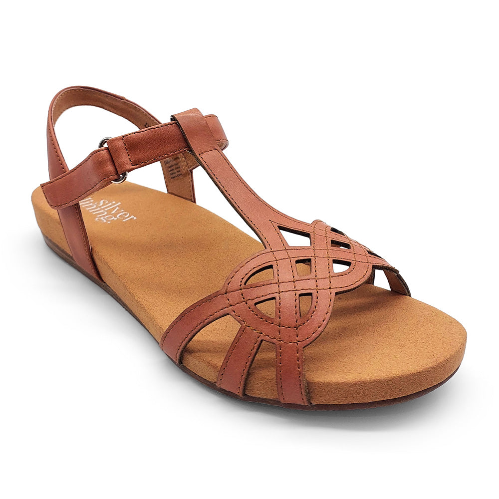 Silver Lining Women's Dhara Tan  Natural Fit Footwear
