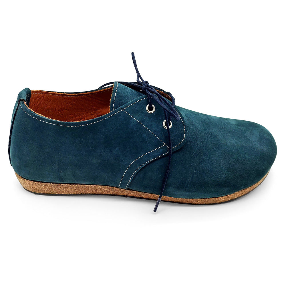 Thyme & Co Women's Tarka Navy Nubuck  Natural Fit Footwear