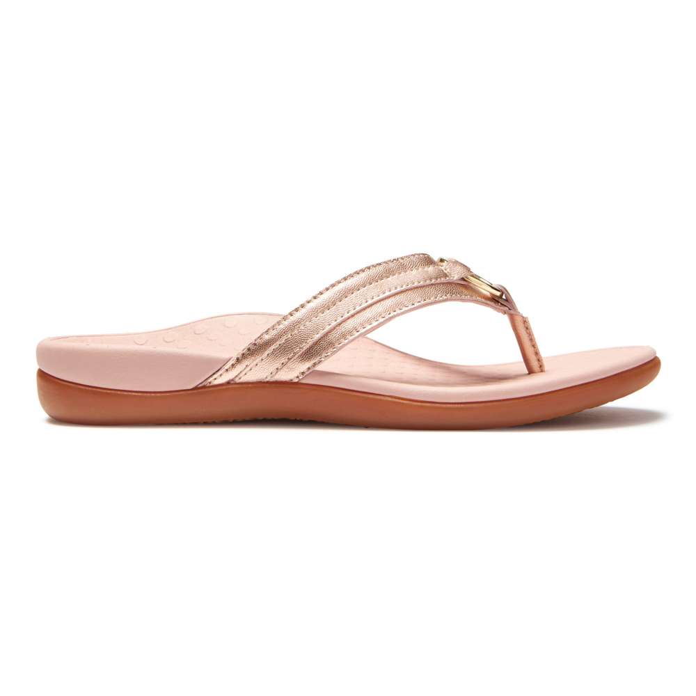 Tide Aloe Toe Post - Rose Gold