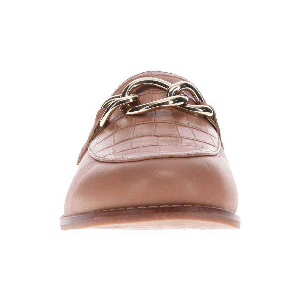 Trudy Mule - Latte/Latte Croc