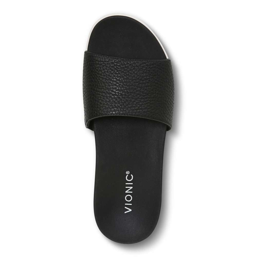 Val Slide - Black Tumble