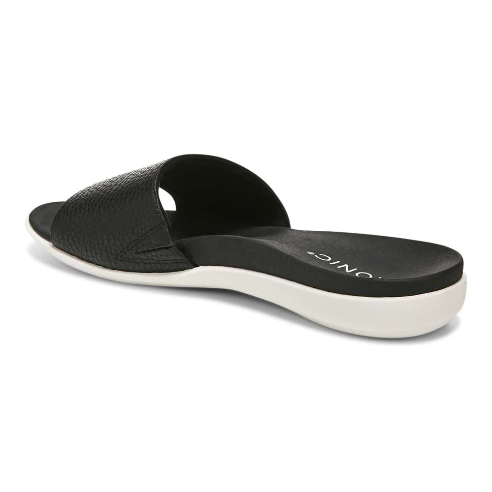 Val Slide - Black Tumble