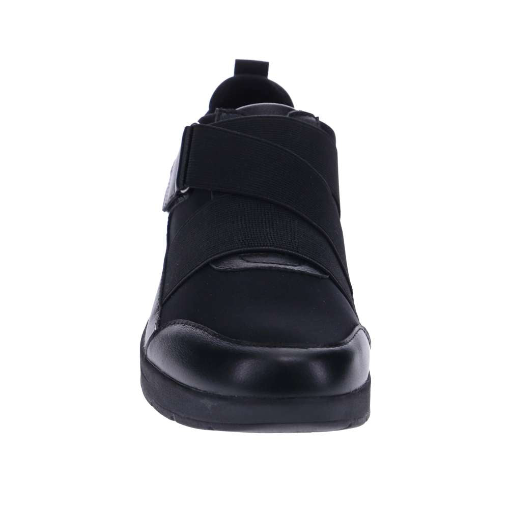 Virginia Adjustable Casual Sneaker - Black French