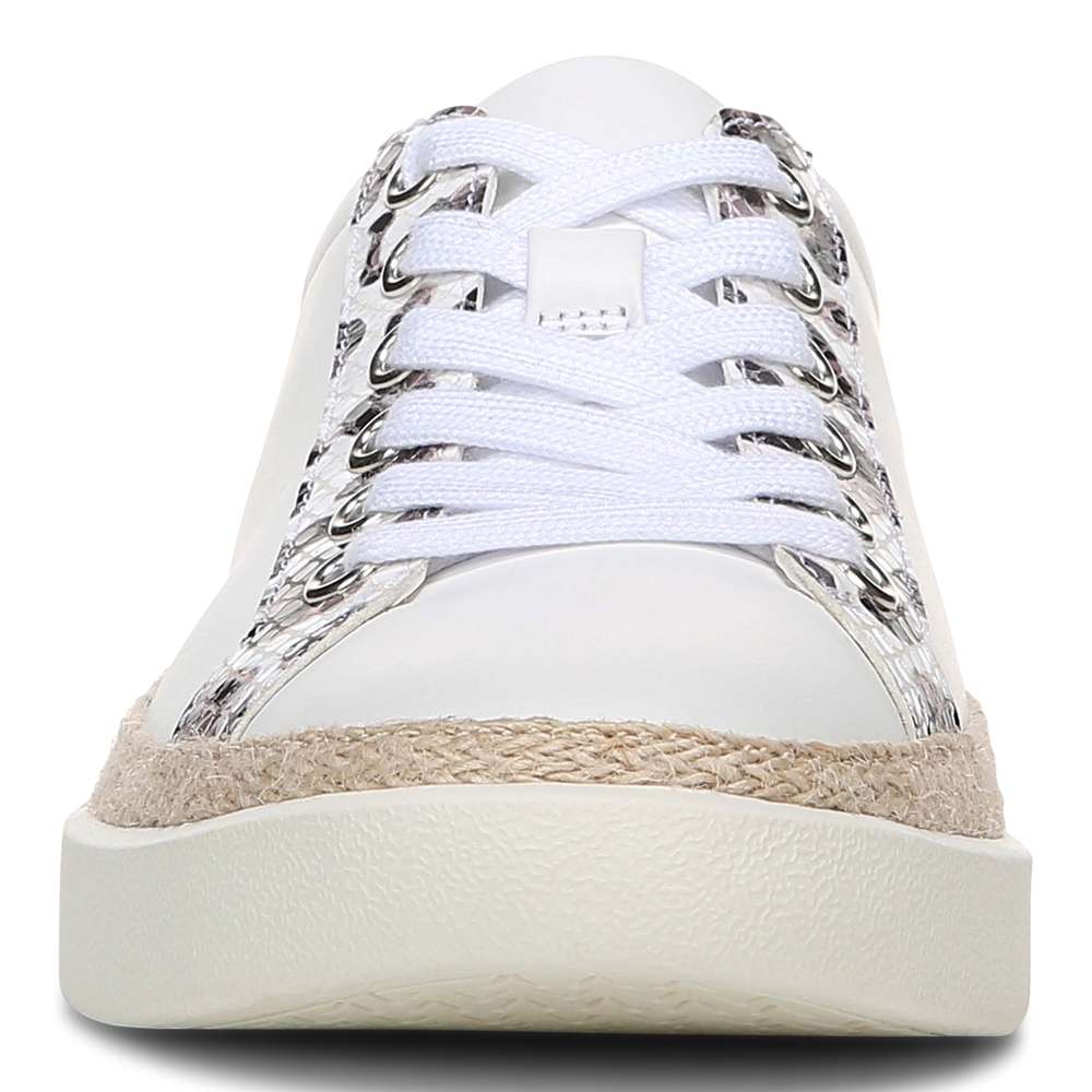Winny Lace-Up Casual Sneaker - White Leopard