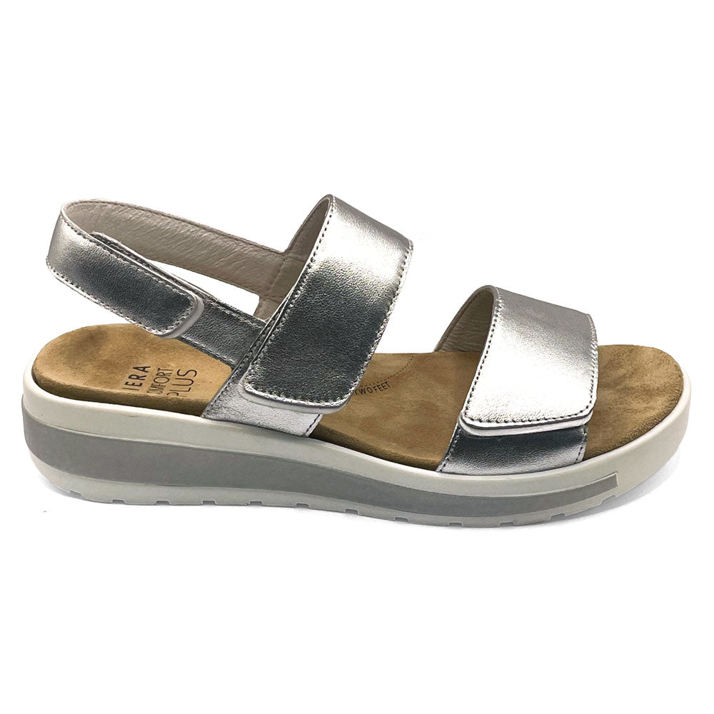 Ziera Women's Garlin W-ZR Silver/White Natural Fit Footwear