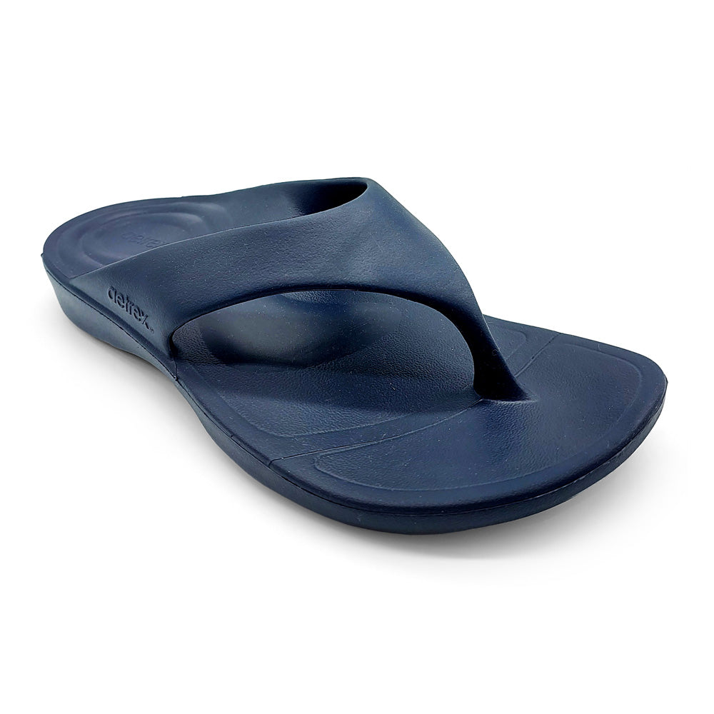 Aetrex Men's Maui Navy  Natural Fit Footwear