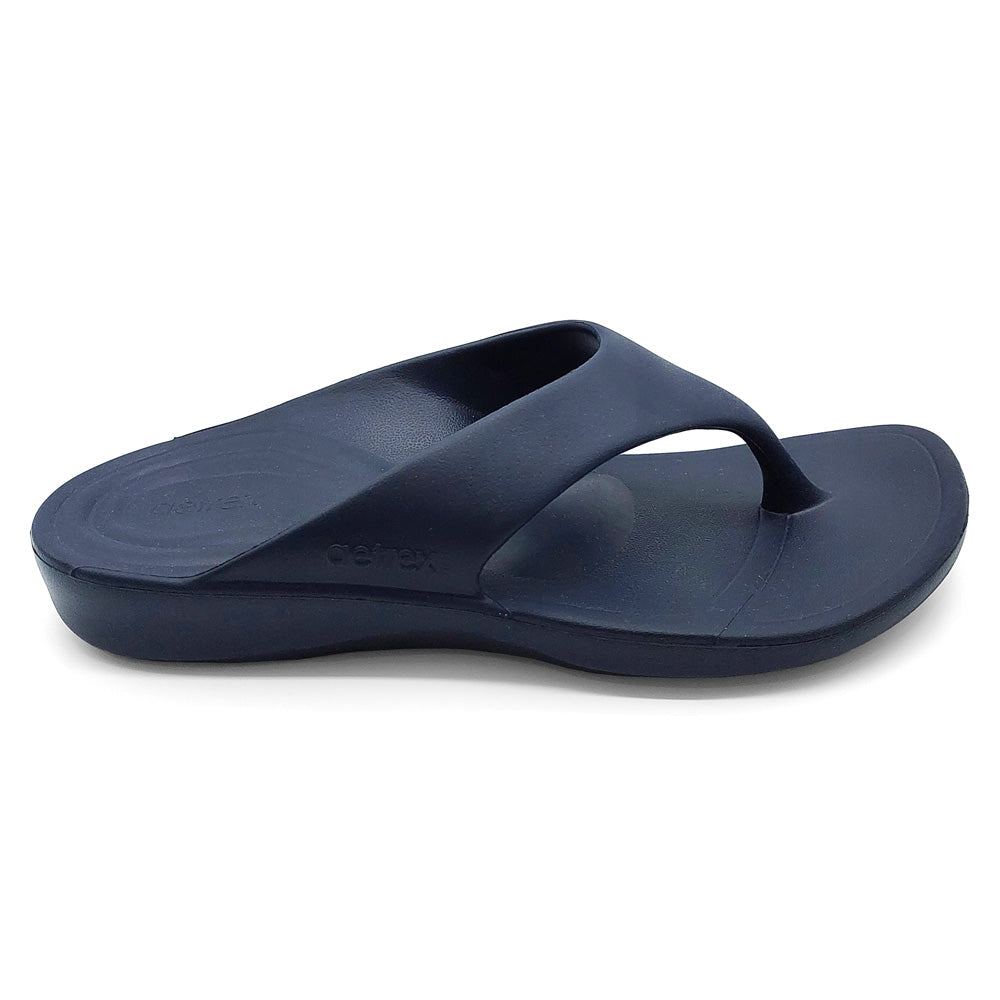 Aetrex Men's Maui Navy  Natural Fit Footwear
