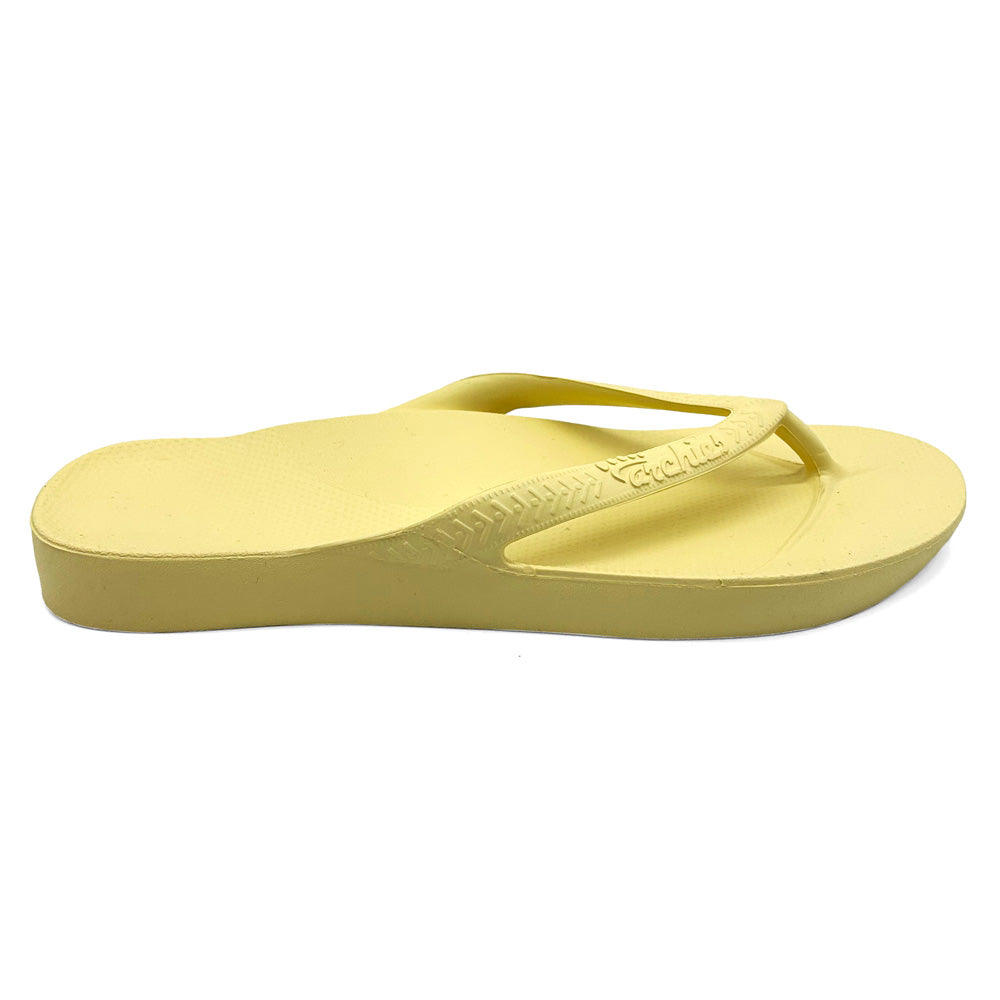 Archies Arch Support Thong Lemon