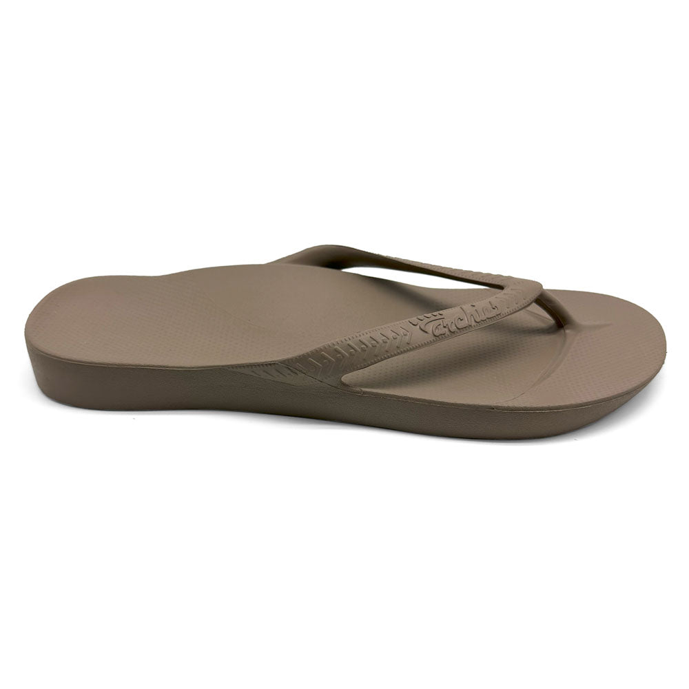 Archies Arch Support Thong Taupe  Natural Fit Footwear