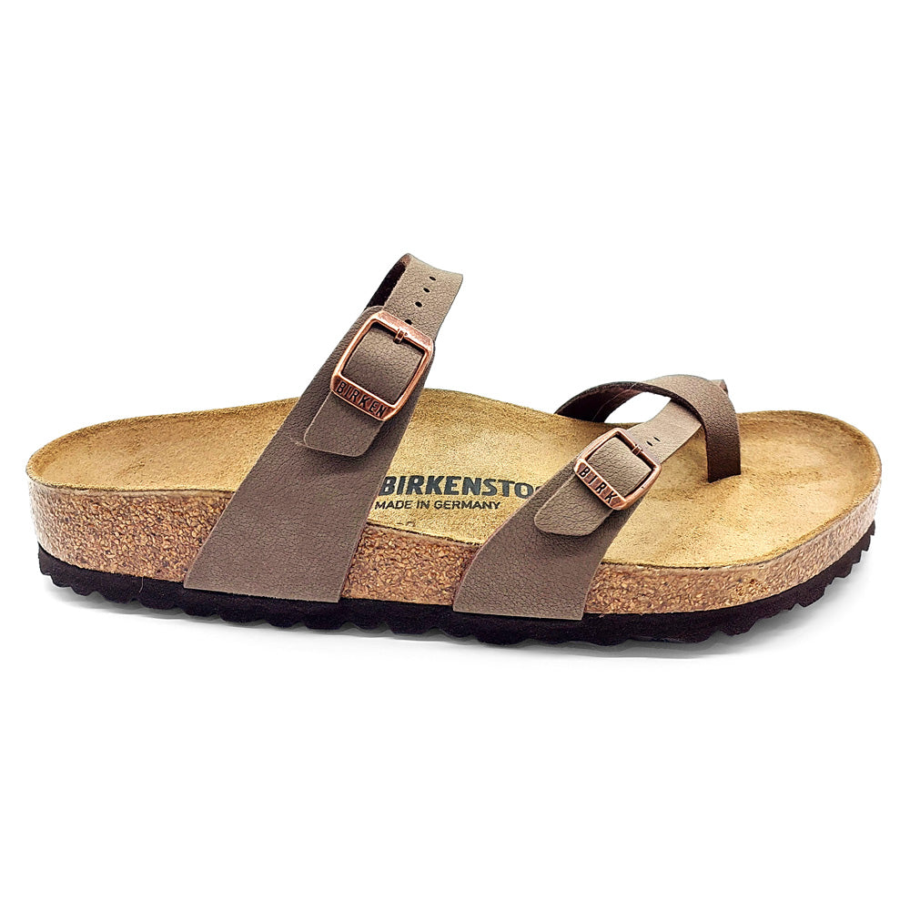 Birkenstock Mayari BirkiBuc Mocca Natural Fit Footwear