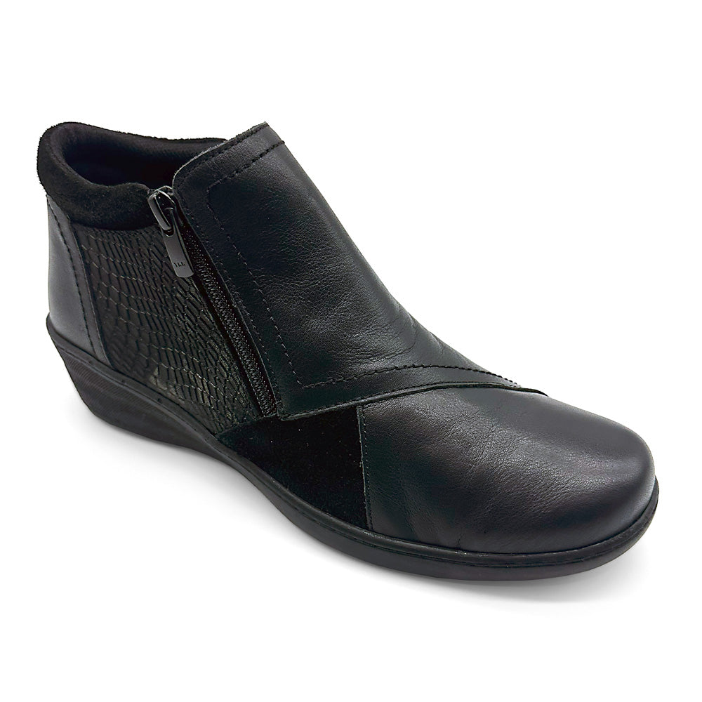 Cabello Women's CP462-18 Black Combo Natural Fit Footwear