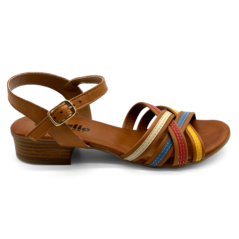 Cabello Women's Malena Tan Natural Fit Footwear