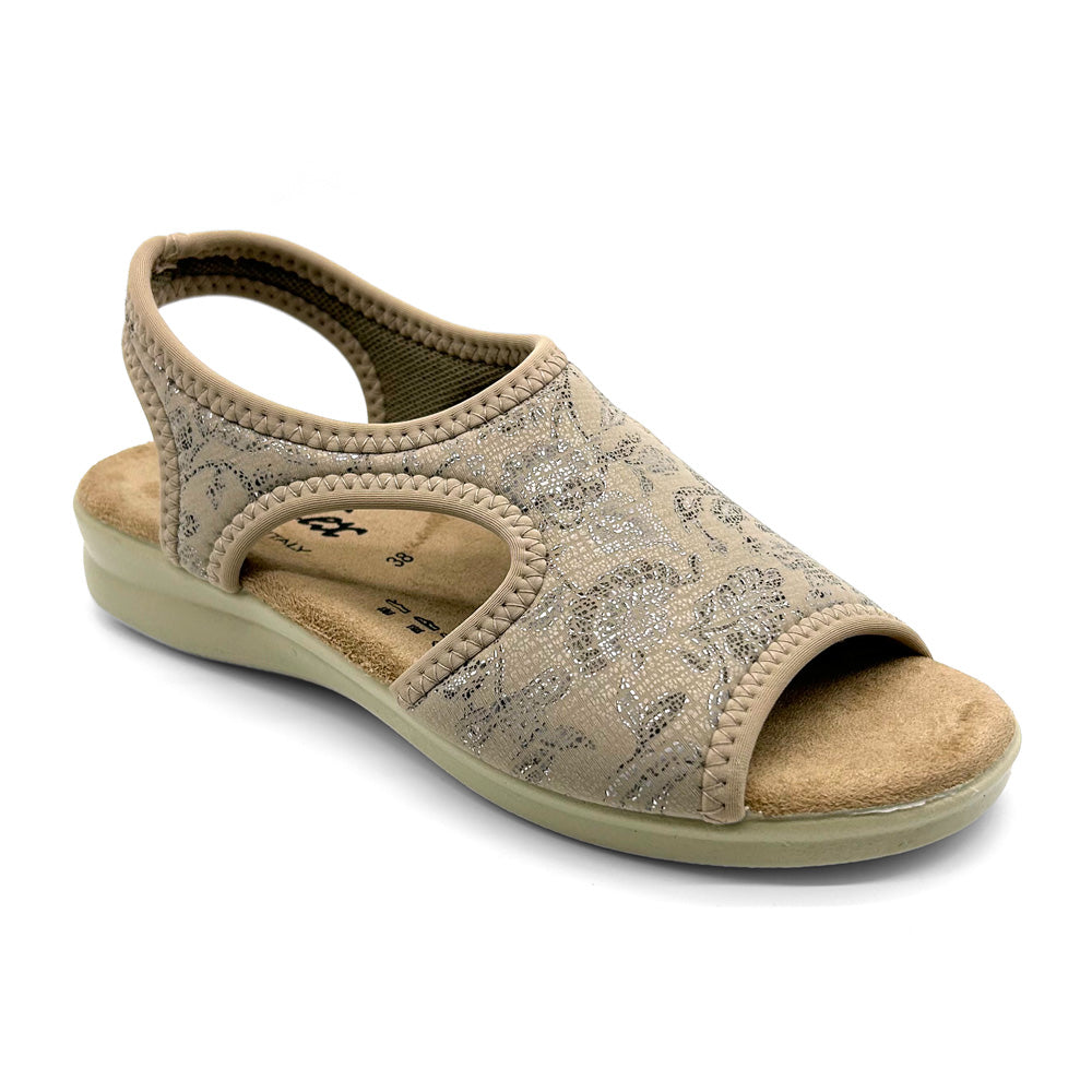 Cabello Women's Tuscany Beige Natural Fit Footwear