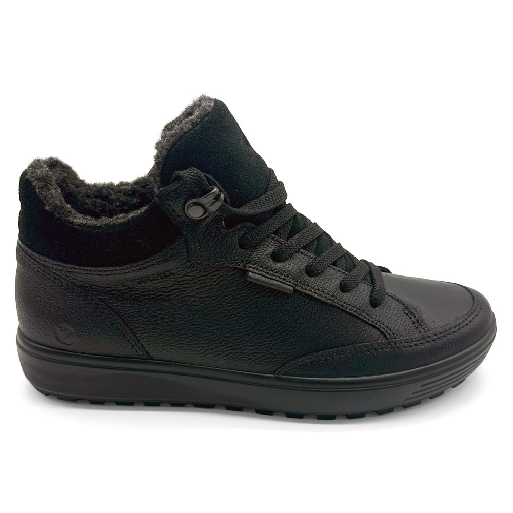 ECCO Women's Soft 7 Tred Black/Black Natural Fit Footwear