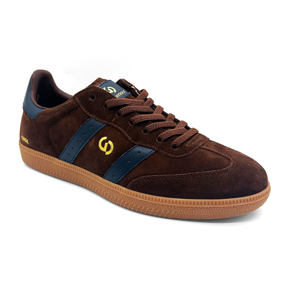 Goodsole Men's 2001 Parallel Coffee/Navy Suede