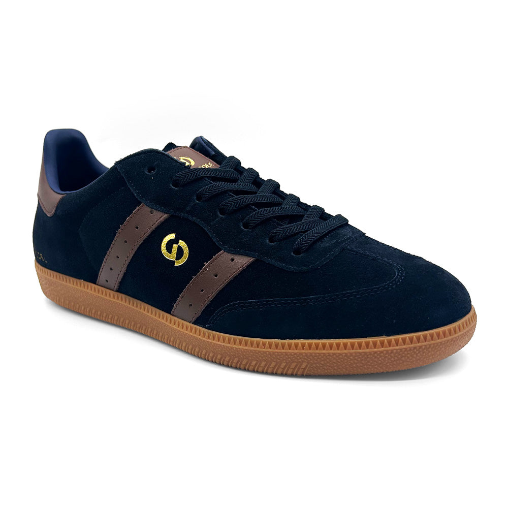 Goodsole Men's 2001 Parallel Navy/Coffee Suede