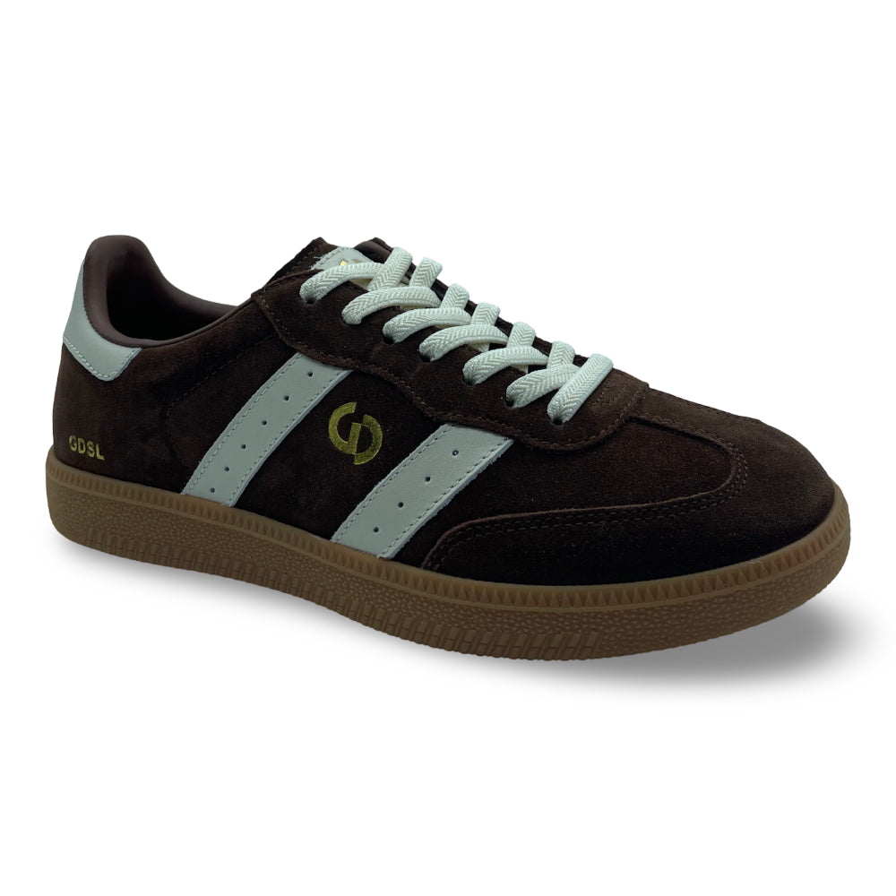 Goodsole Women's 2001 Parallel Coffee/Ivory Suede