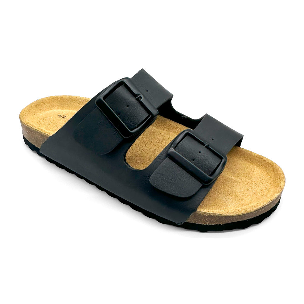 Human Ibiza Black Natural Fit Footwear
