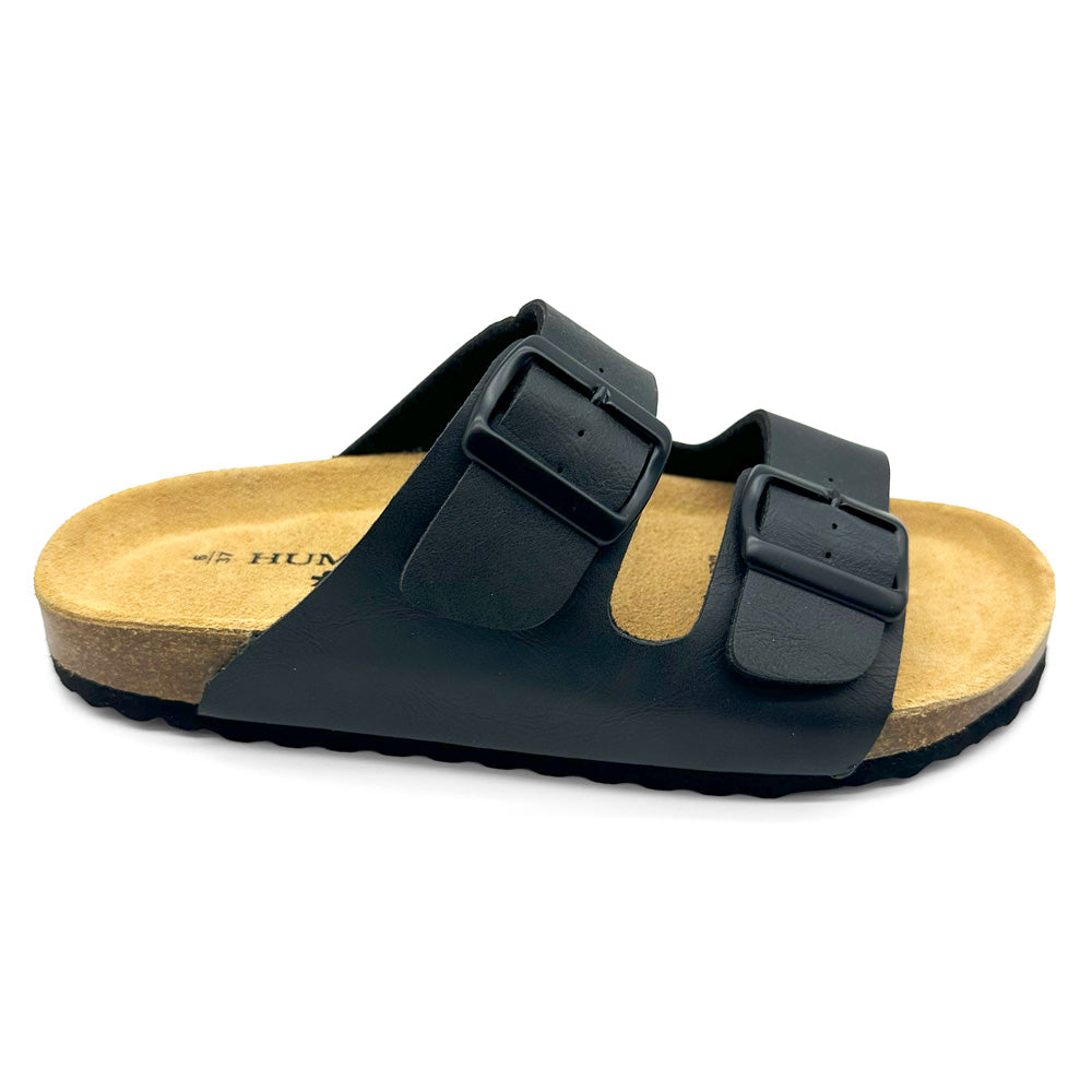 Human Ibiza Black Natural Fit Footwear