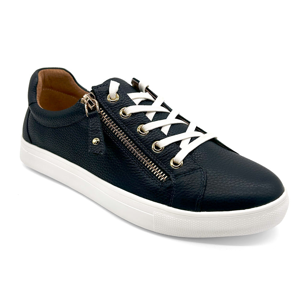 Klouds Women's Cara Pebble Navy  Natural Fit Footwear