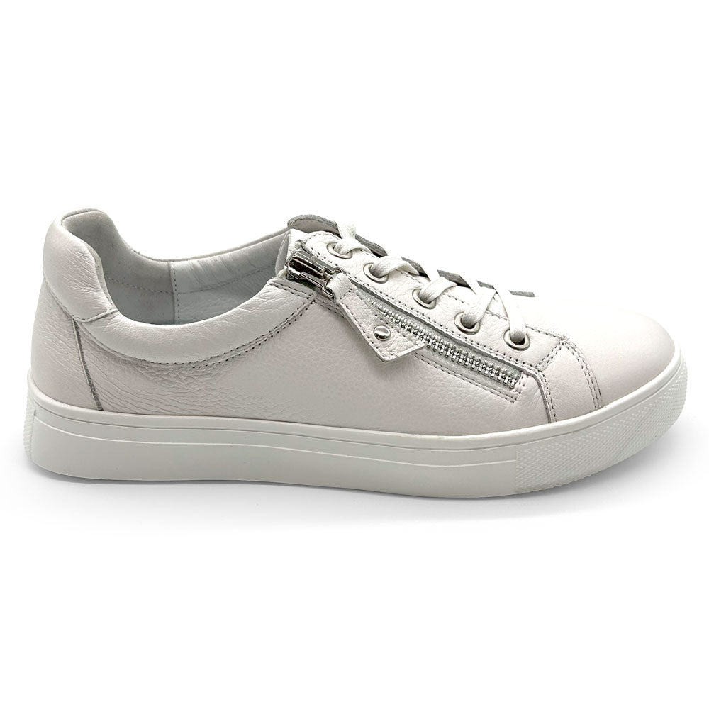 Klouds Women's Cara Pebble White  Natural Fit Footwear