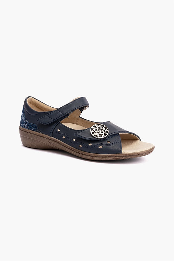 Klouds Women's Venice Navy  Natural Fit Footwear