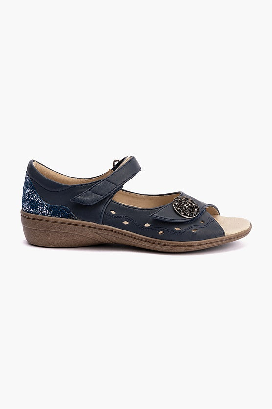 Klouds Women's Venice Navy  Natural Fit Footwear