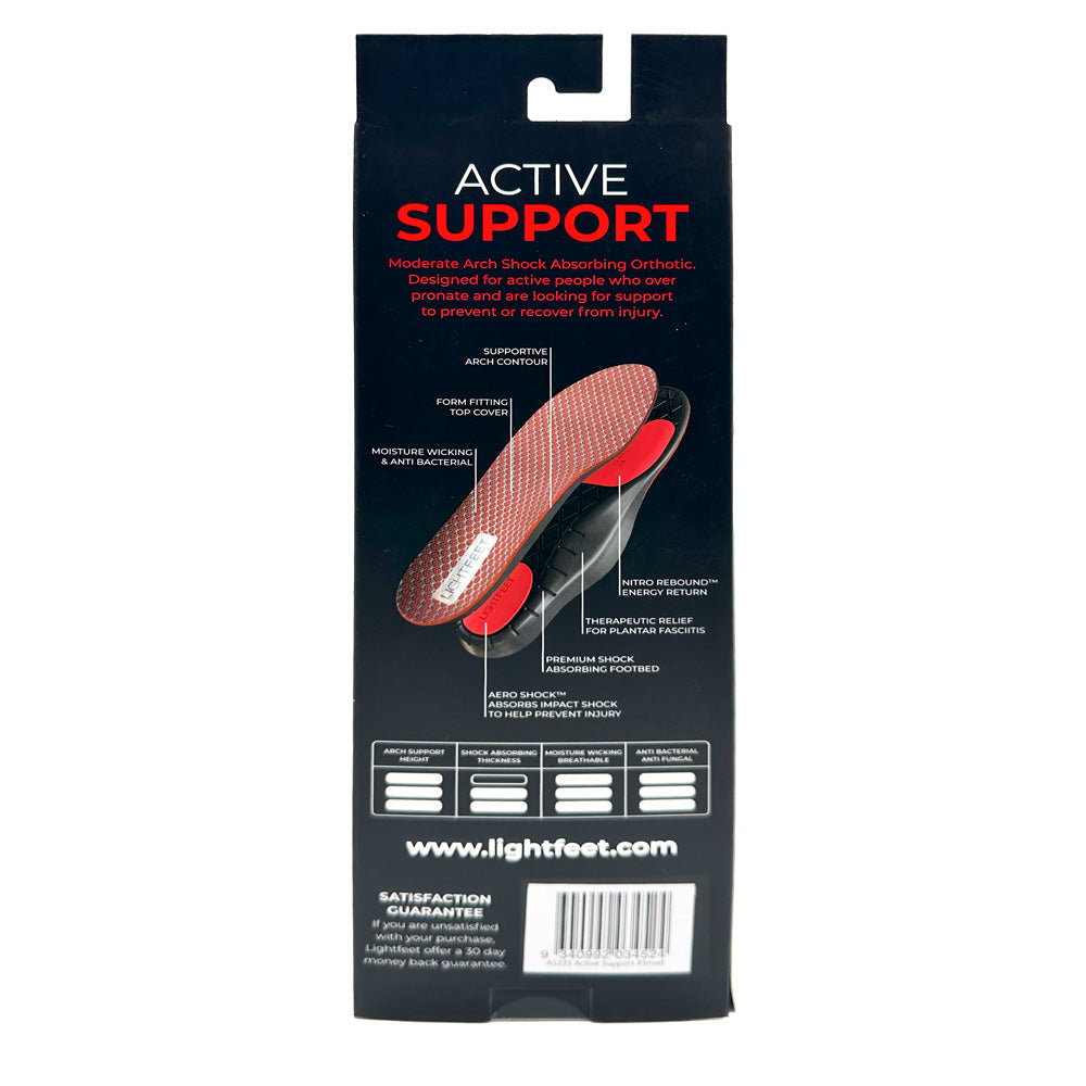 Lightfeet Active Support Insole  Natural Fit Footwear