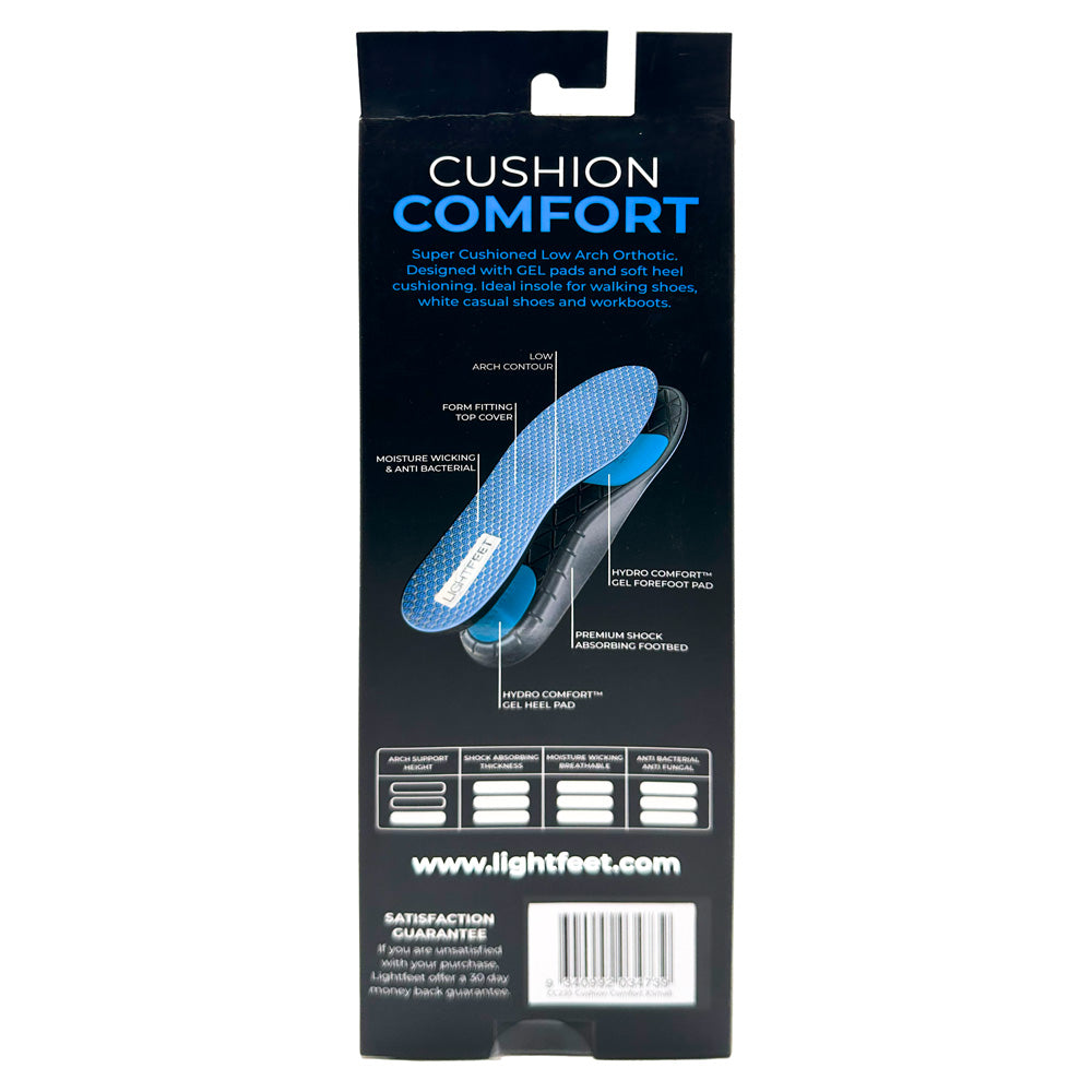 Lightfeet Cushion Comfort Insole  Natural Fit Footwear
