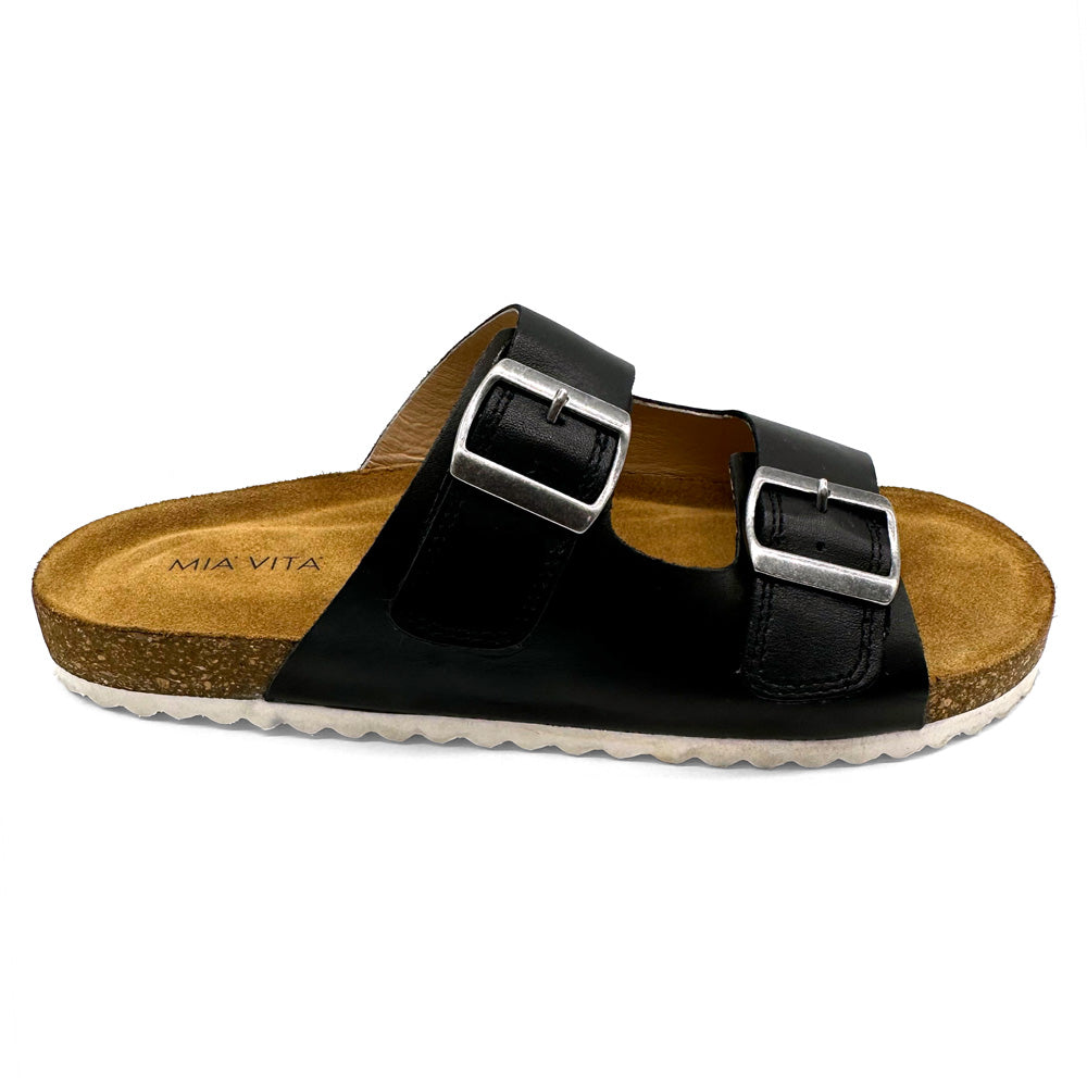 Mia Vita Bardo Black Natural Fit Footwear