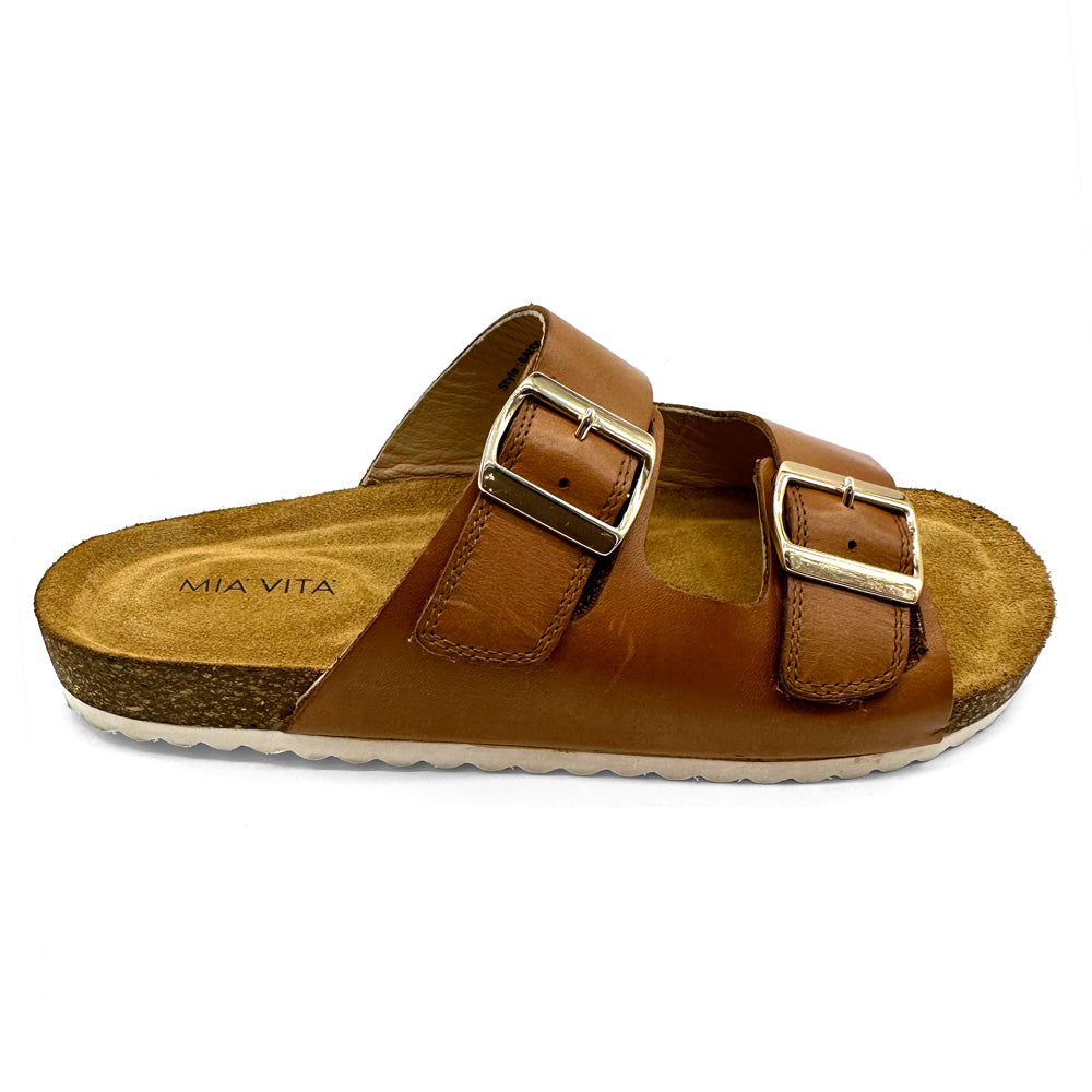 Mia Vita Bardo Tan Natural Fit Footwear