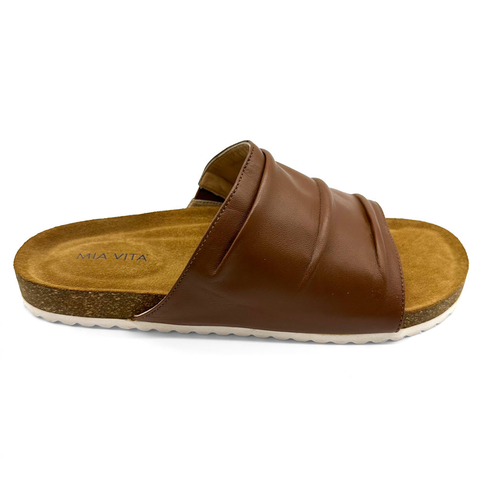 Mia Vita Blake Tan Natural Fit Footwear