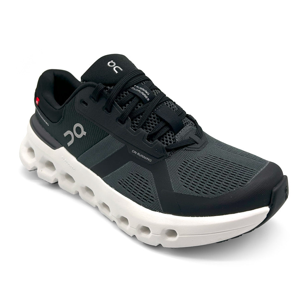 On Men's Cloudrunner 2 Eclipse/Black  Natural Fit Footwear