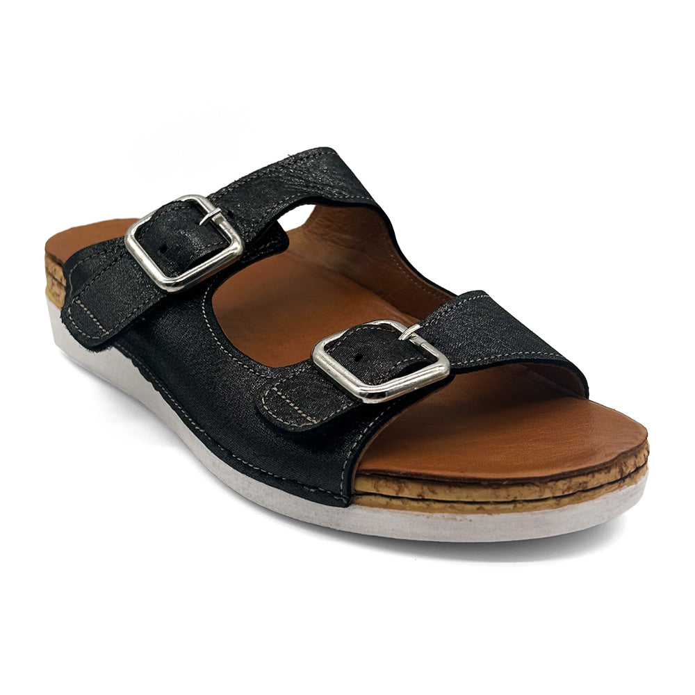 Revere Women's Brighton Wide Black Linen