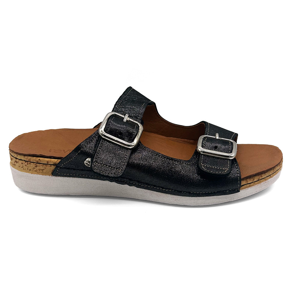 Revere Women's Brighton Wide Black Linen
