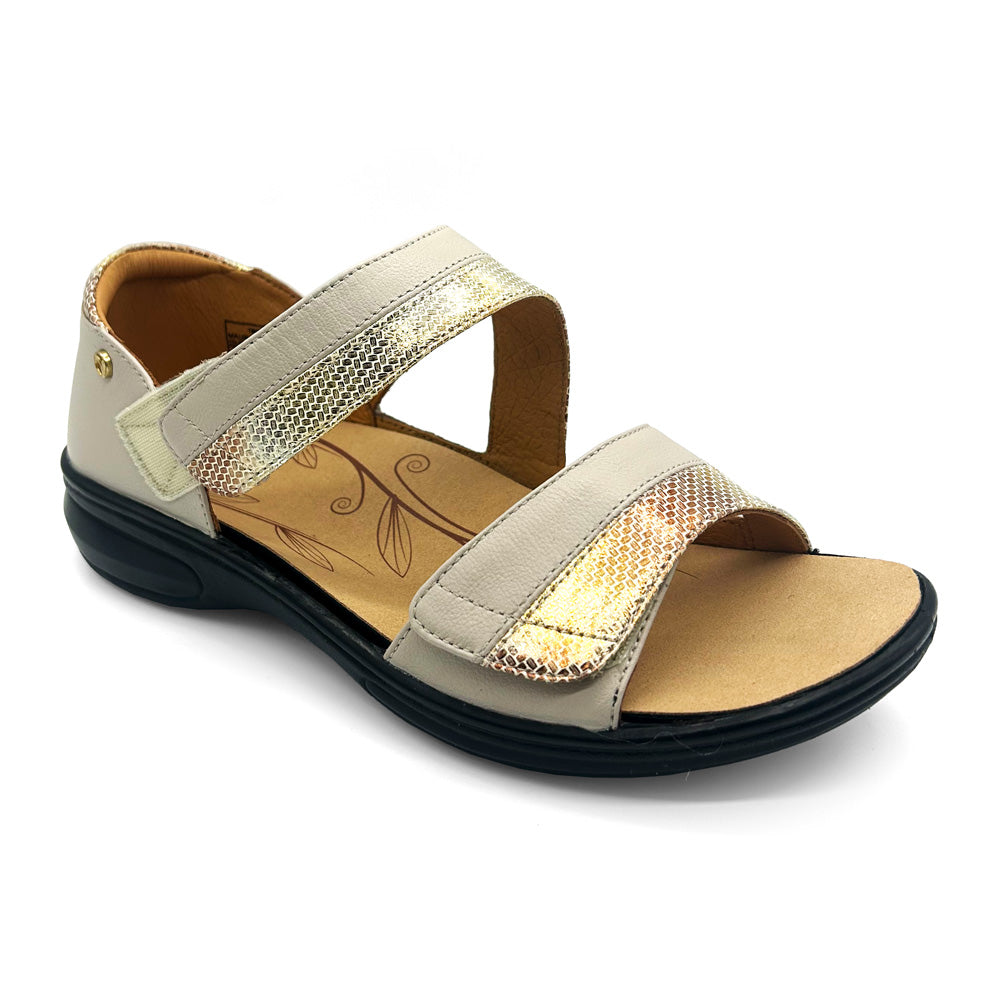 Revere Women's Mauritius Pebble Metallic